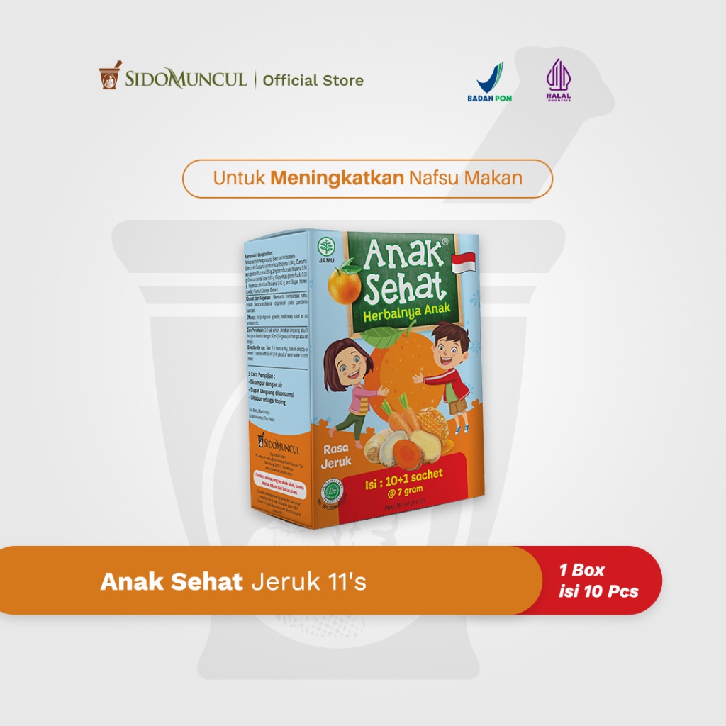 Anak Sehat Jeruk 11's - Meningkatkan Nafsu Makan