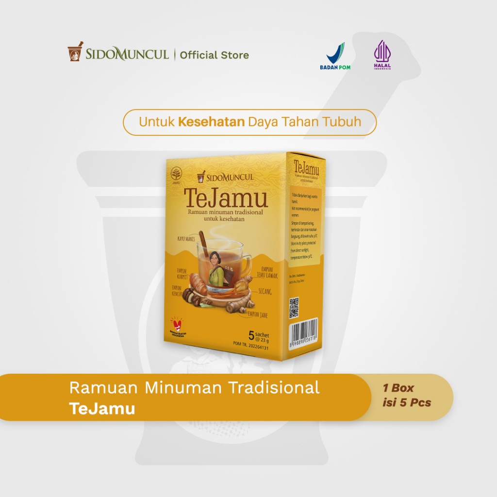 Ramuan Minuman Tradisional TeJamu Kesehatan Daya Tahan Tubuh
