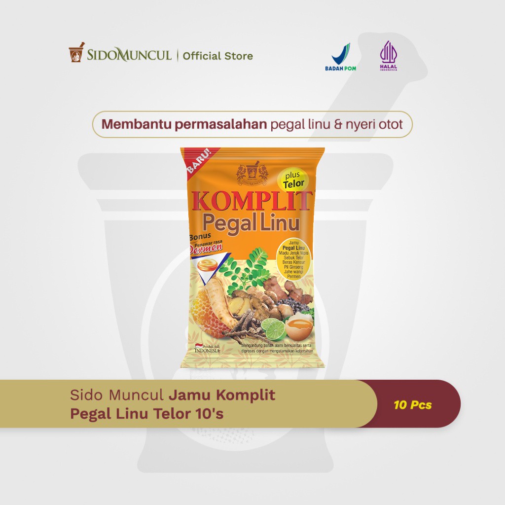 Sido Muncul Jamu Komplit Pegal Linu Telor 10's