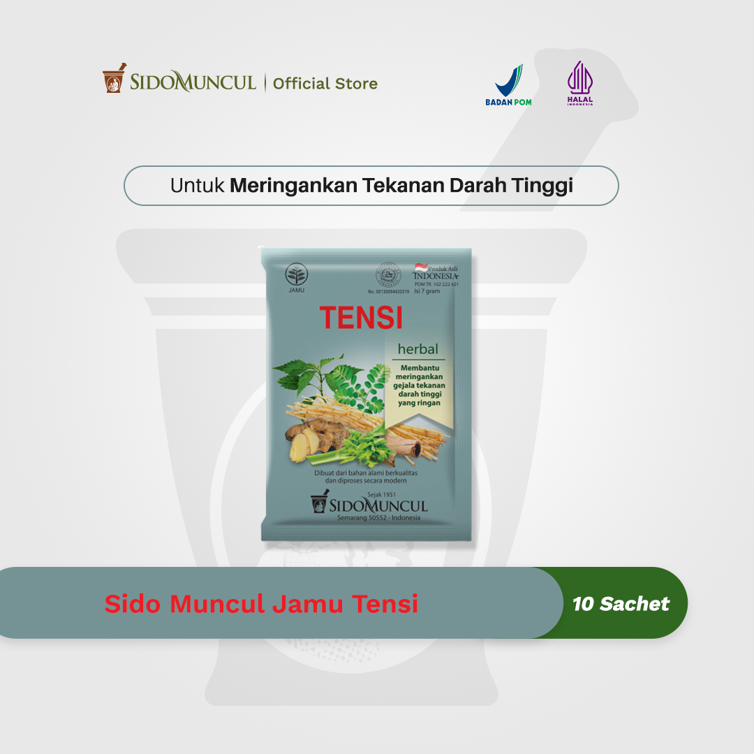 Sido Muncul Jamu Tensi 10's - Meringankan Tekanan Darah Tinggi