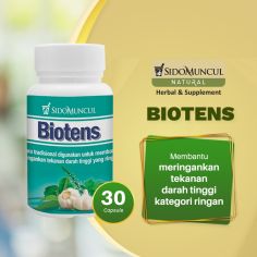 Sido Muncul Herbal Biotens 30 Kapsul - Menurunkan Darah Tinggi