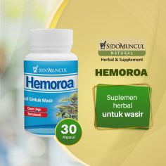 Sido Muncul Herbal Hemoroa 30 Kapsul - Wasir Pendarahan