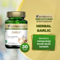 Sido Muncul Herbal Garlic 30 Kapsul - Membantu Mengurangi Lemak Darah