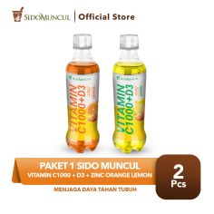 Paket 1 - Vitamin C1000 + D3 + Zinc Orange Lemon 2x300ml