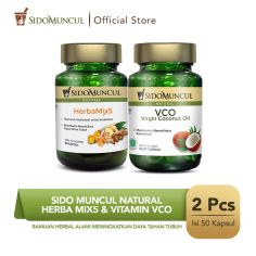 Sido Muncul Natural HerbaMix5 + Virgin Coconut Oil Soft Capsule