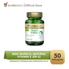 Sido Muncul Natural Vitamin E 300 IU Soft Capsule 50 Kapsul