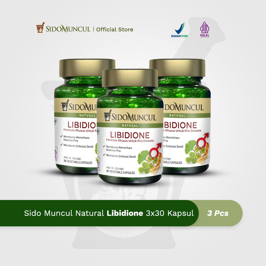 Sido Muncul Libidione 3x30 Kapsul Stamina