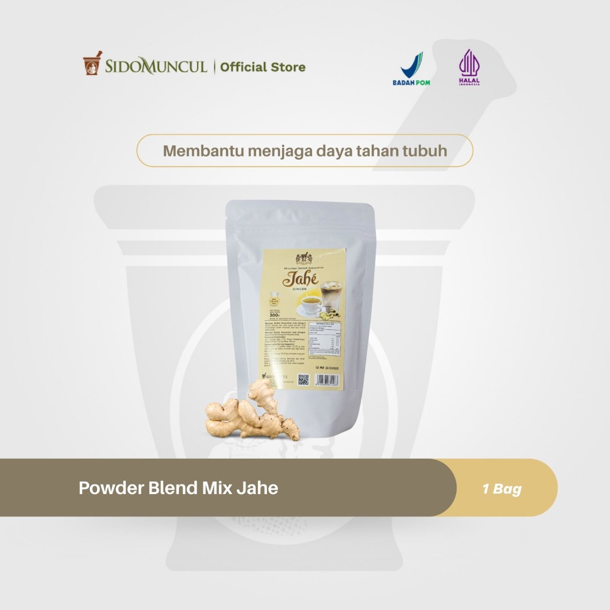 Powder Blend Mix Jahe Membantu Memelihara Daya Tahan Tubuh
