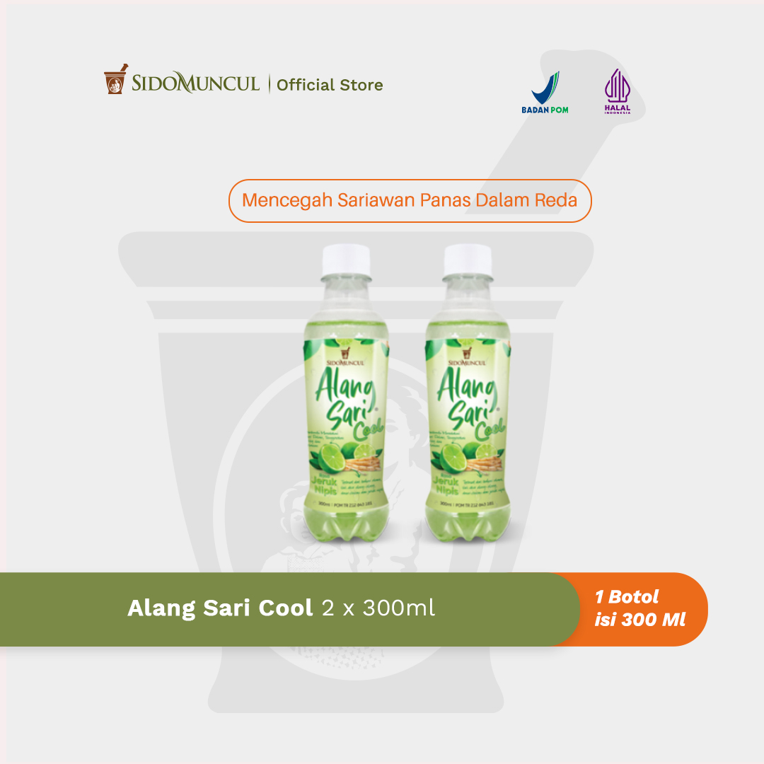 Alang Sari Cool 2x300ml - Mencegah Sariawan Panas Dalam Reda