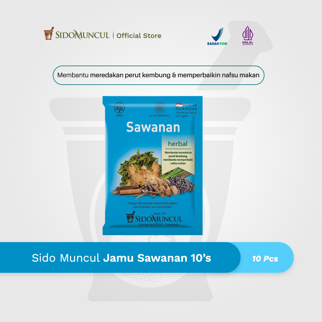 Sido Muncul Jamu Sawanan 10's - untuk Anak dan Dewasa