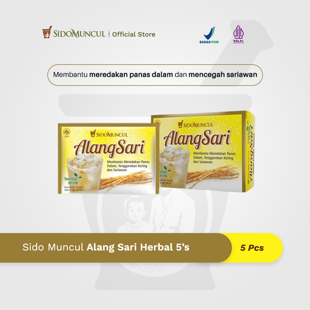 Alang Sari Herbal 5's - Mencegah Sariawan & Panas Dalam