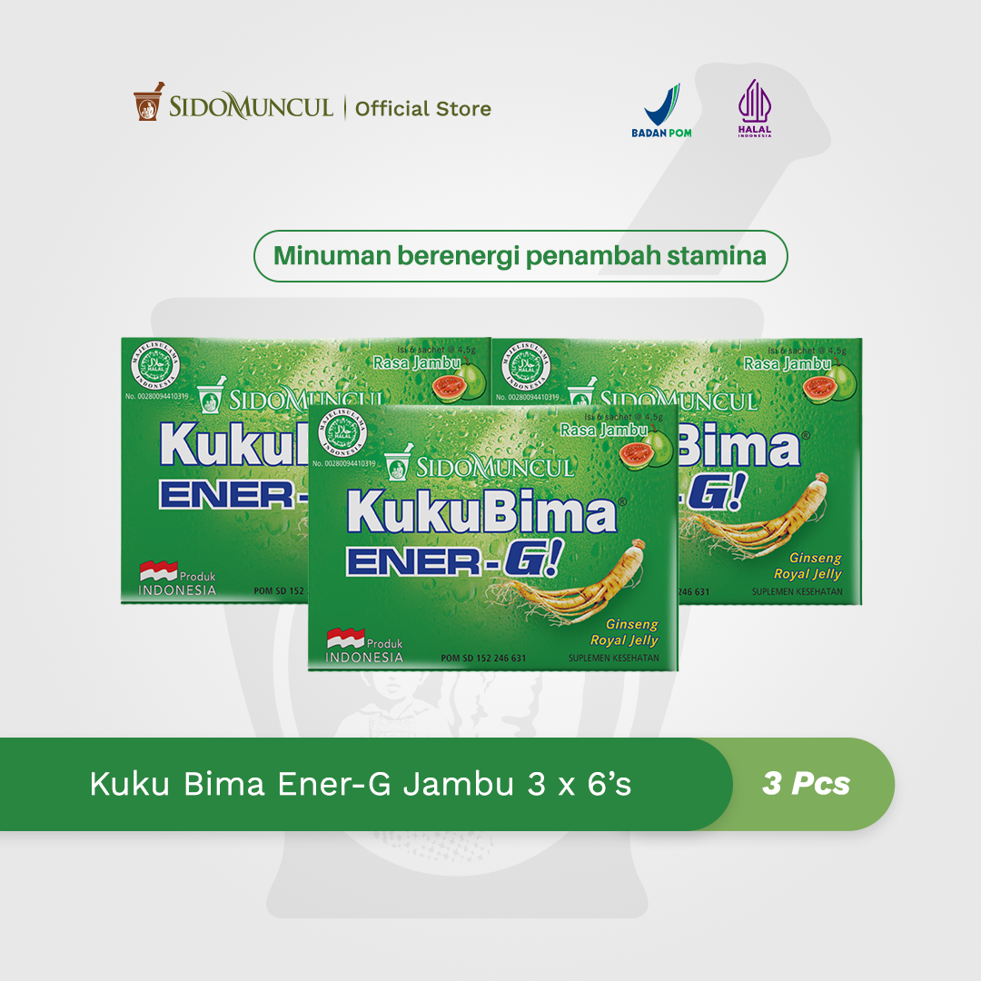 Kuku Bima Ener-G Jambu 3x6's - Minuman Berenergi Penambah Stamina