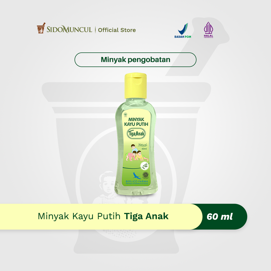 Minyak Kayu Putih Tiga Anak 60mL