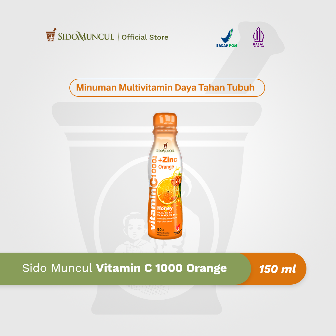 Sido Muncul Vitamin C1000 150 ML Minuman Multivitamin Daya Tahan Tubuh
