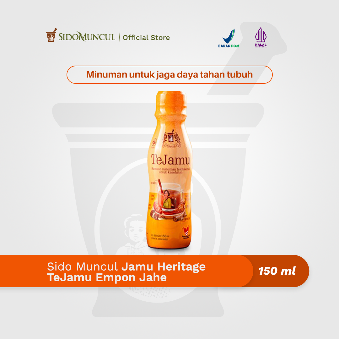 Ramuan Minuman Tradisional TeJamu Empon Jahe 150ml - Daya Tahan Tubuh