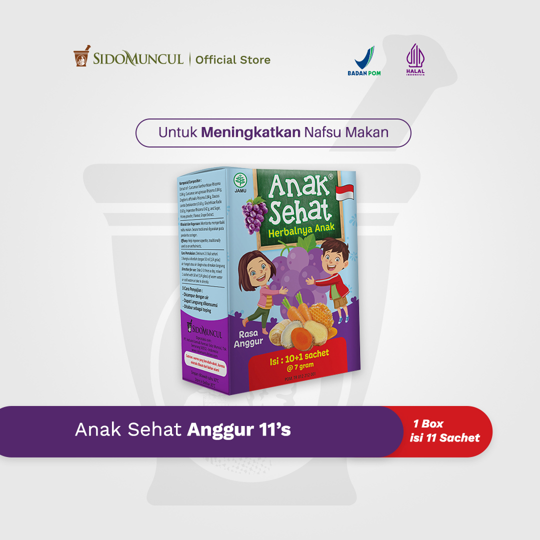 Anak Sehat Anggur 11's - Meningkatkan Nafsu Makan