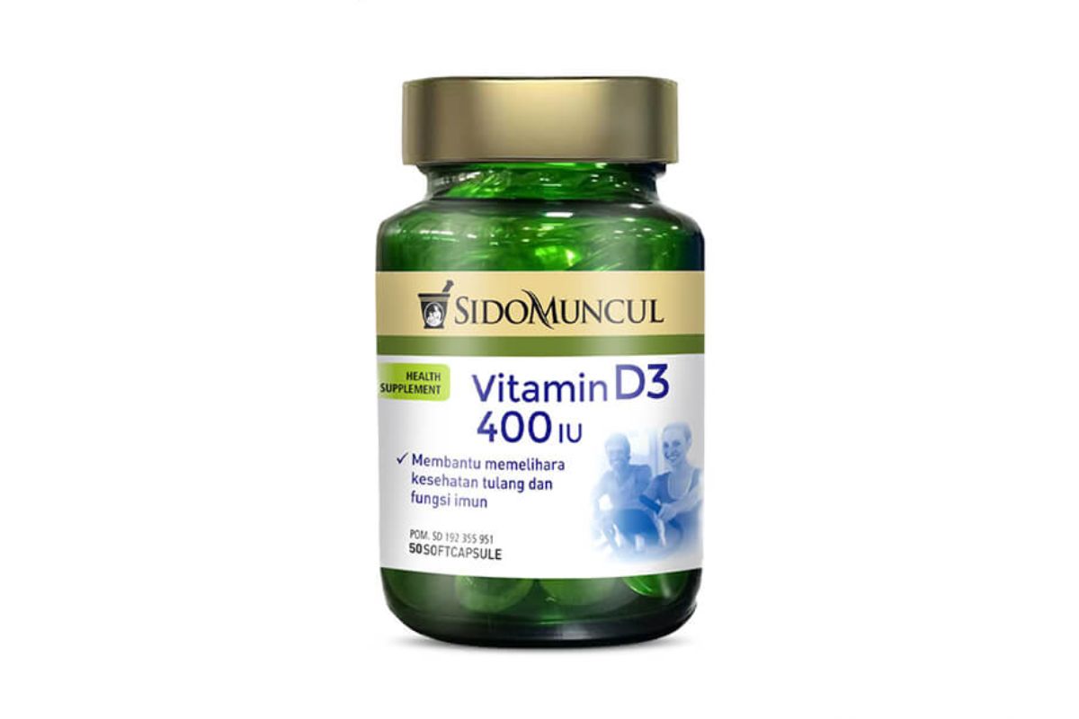 Sido Muncul Natural Vitamin D3 400 IU: Manfaat & Dosis Minum