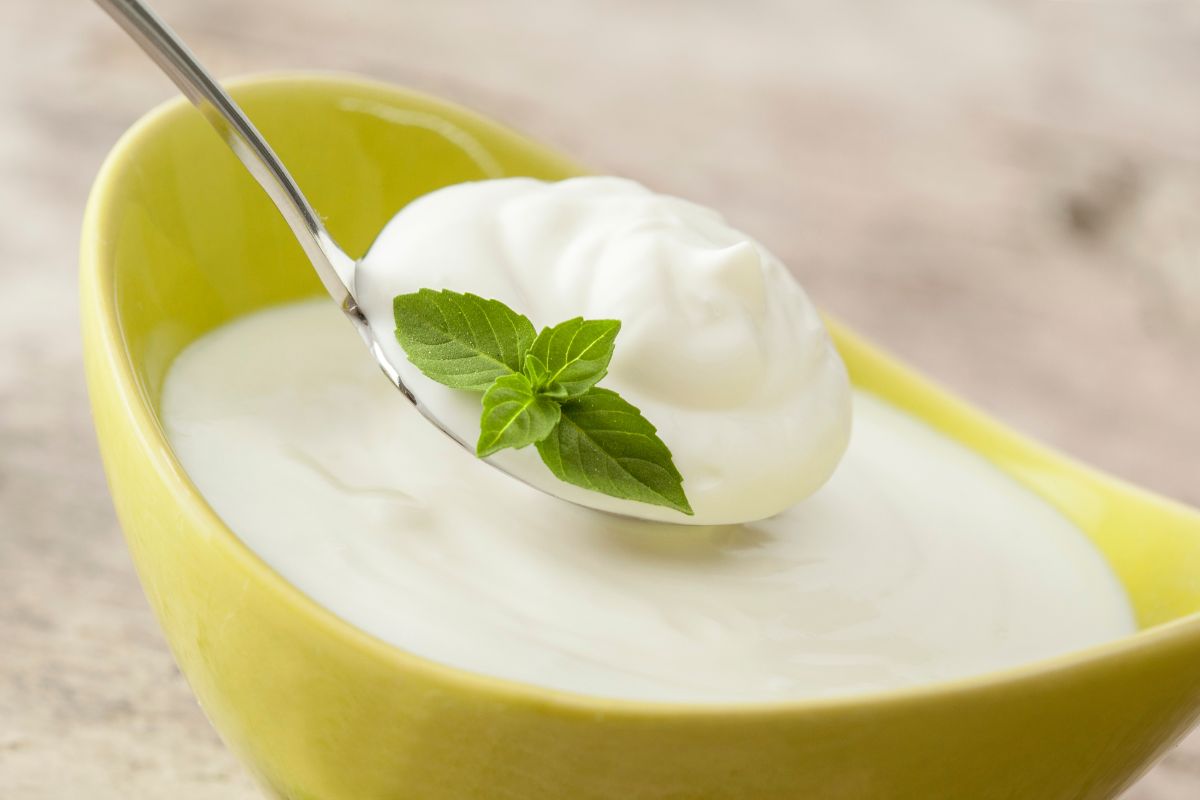 Semangkuk yogurt