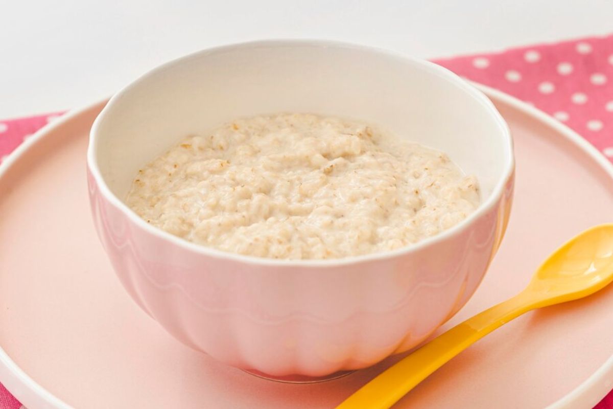 Semangkuk bubur oats
