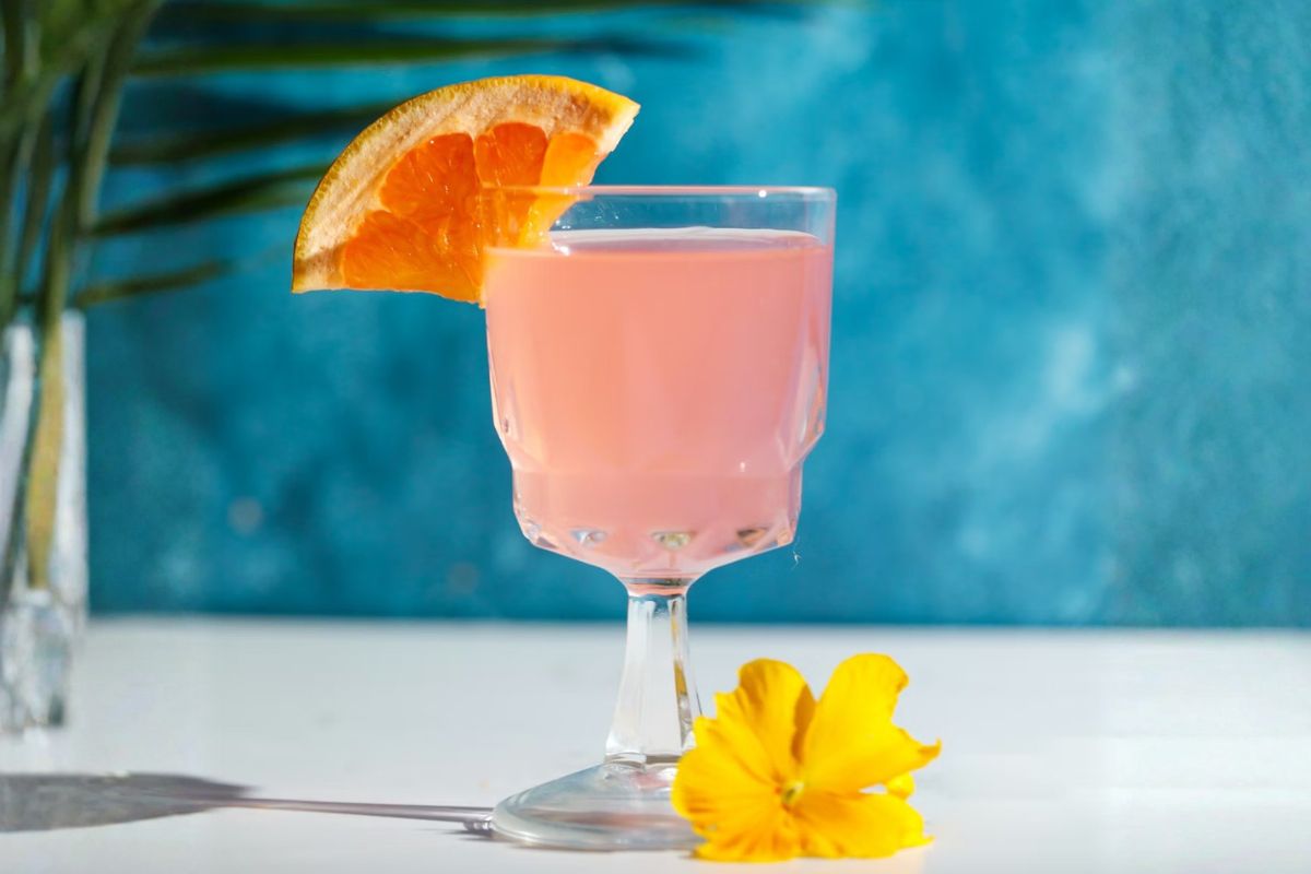 Segelas minuman segar