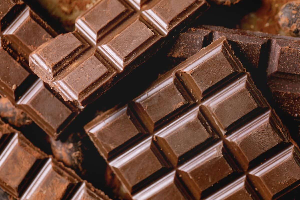 Potongan cokelat bar