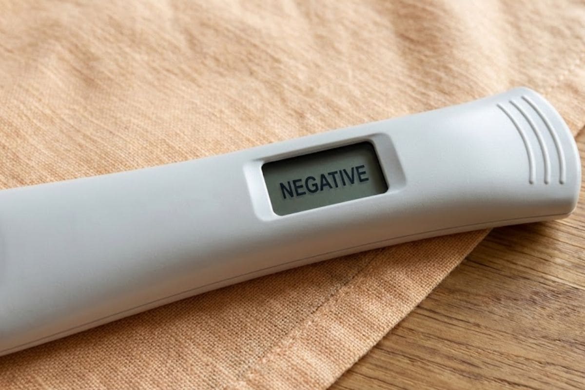 Hasil testpack negatif