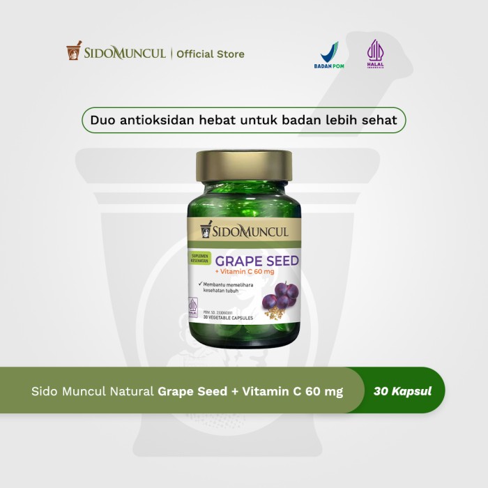 Sido Muncul Natural Grape Seed + Vit C 