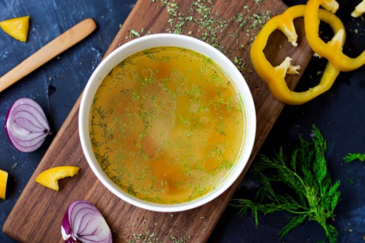 Semangkuk sup sayur