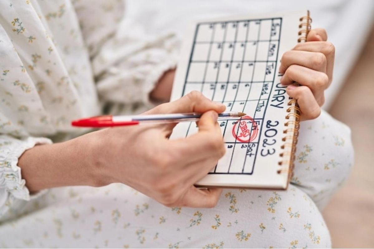 Menandai tanggal di kalender