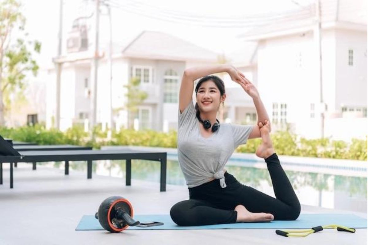 orang yang sedang berolahraga