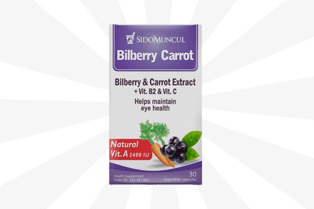 Produk Sido Muncul Herbal Bilberry Carrot